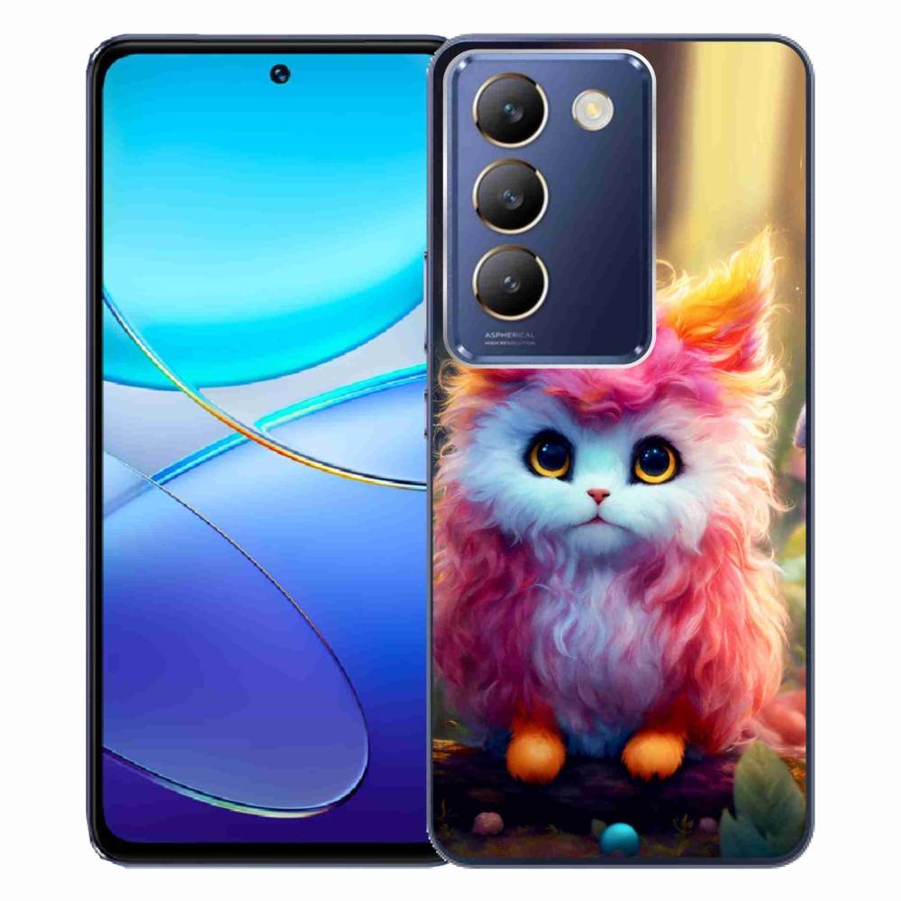 Gél borító mmCase a Vivo V40 SE 4G/5G készülékhez - aranyos cica 5