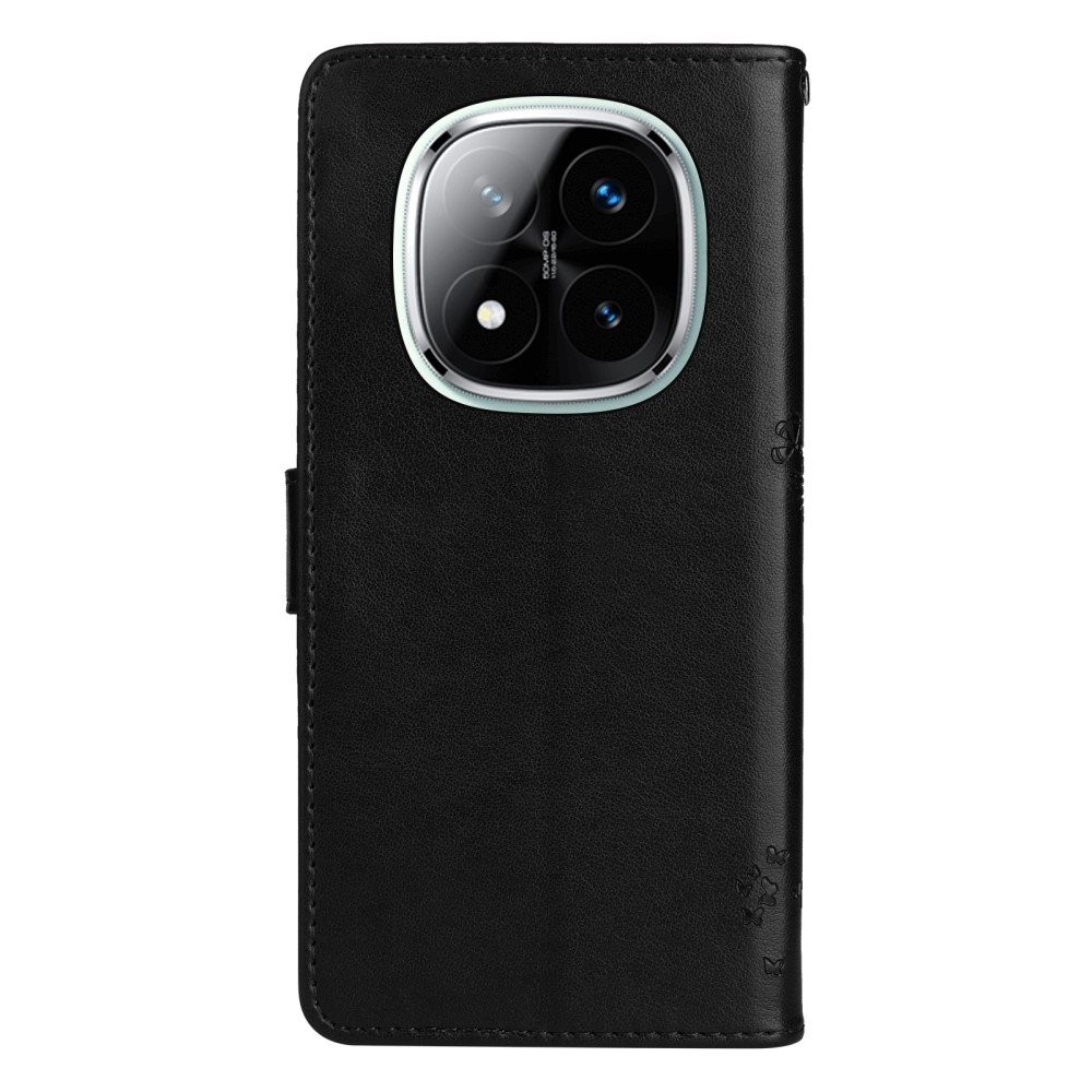 Fák könyve tok Xiaomi Redmi Note 14 Pro 5G/Poco X7 5G/Note 14 Pro+ 5G - fekete
