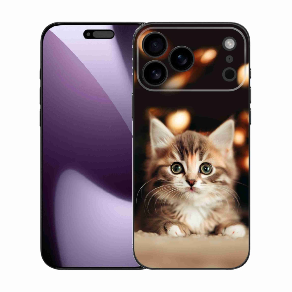 Gél borítás mmCase iPhone 17 Pro Max készülékhez - aranyos cica 2