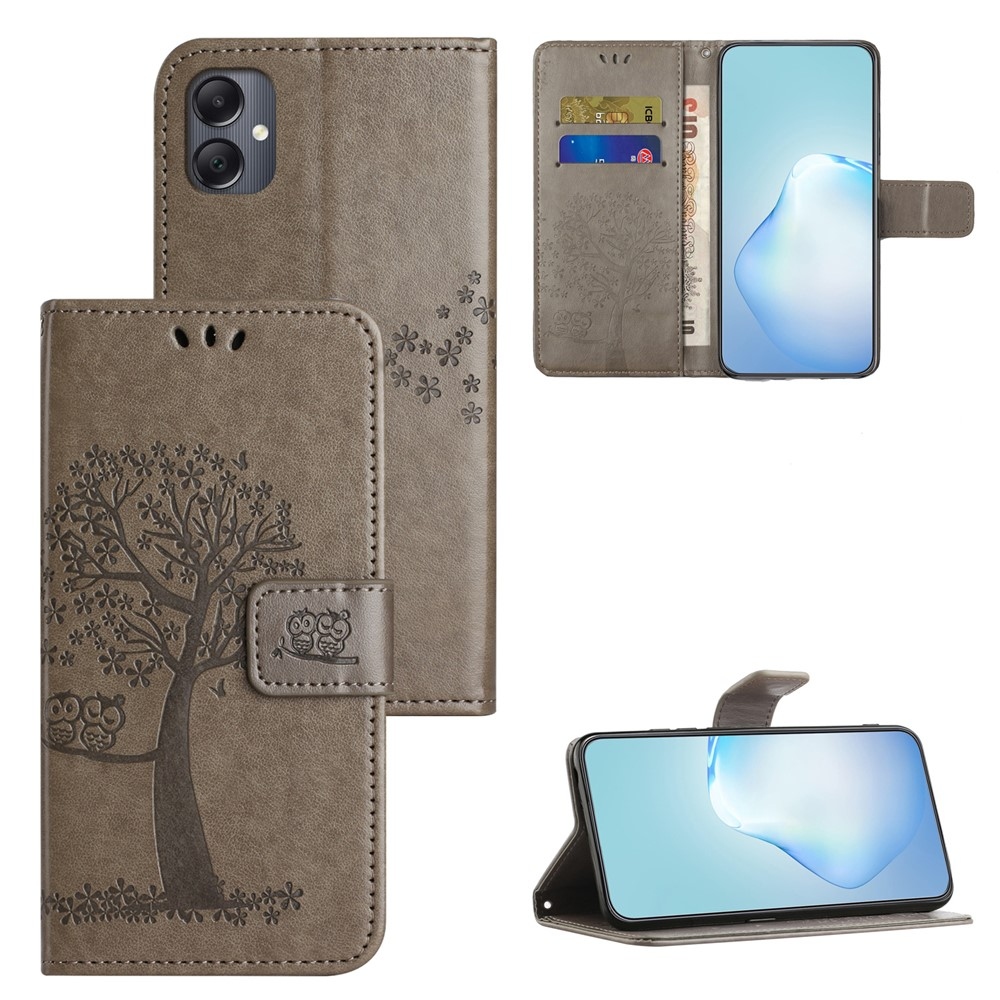 Fa könyv tok Samsung Galaxy A07 4G készülékhez - szürke