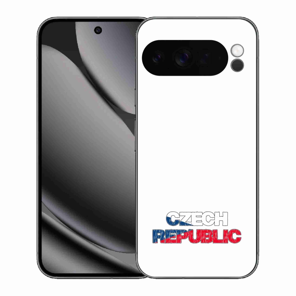 Gél védőhuzat mmCase a Google Pixel 10 Pro XL-hez - Csehország fehér háttér