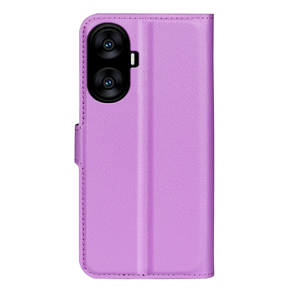 Litchi könyvtáska a Realme C55 készülékhez - lila