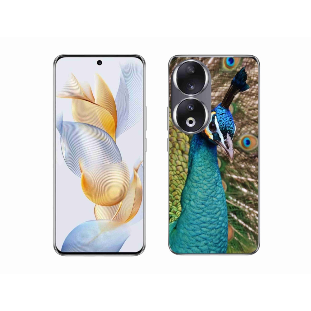 Zselés tok mmCase a Honor 90 készülékhez - páva