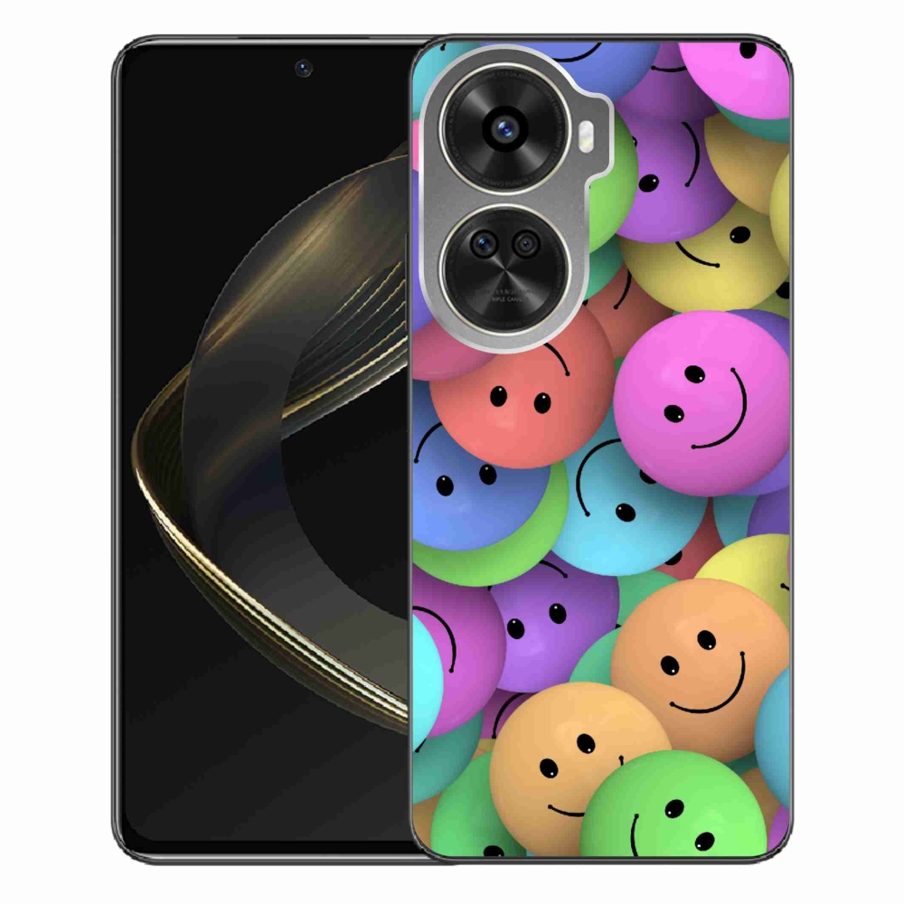 Gél borító mmCase a Huawei Nova 12 SE-hez - színes smiley-k