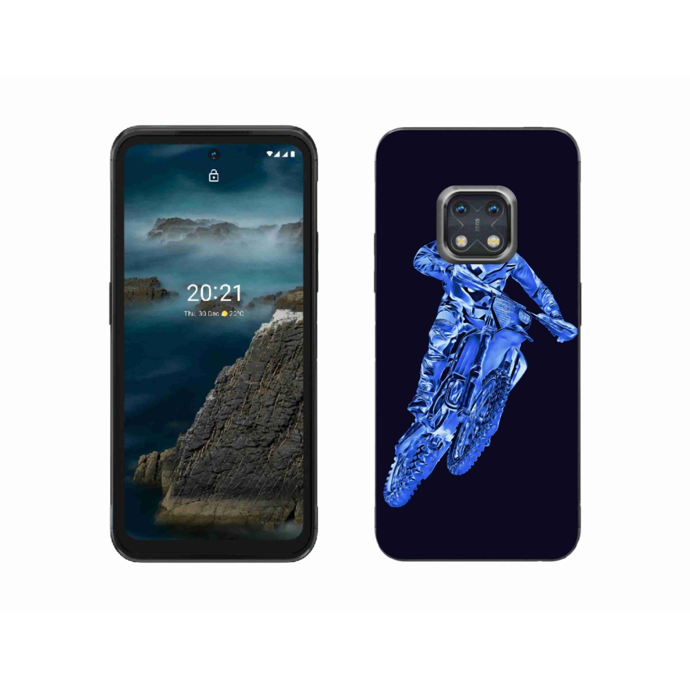 Zselés borítás mmCase a Nokia XR20 készülékhez - motocross 1