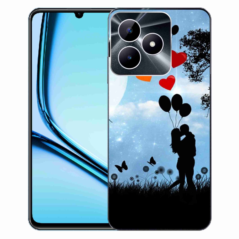 Gél tok mmCase a Realme Note 50 készülékhez - szerelmes pár