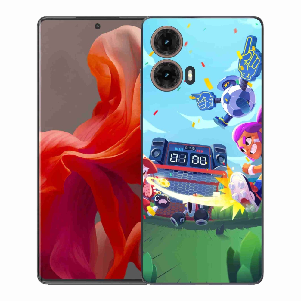 Zselés borítás mmCase a Motorola Moto G85 5G-hez - verekedős csillagok 1