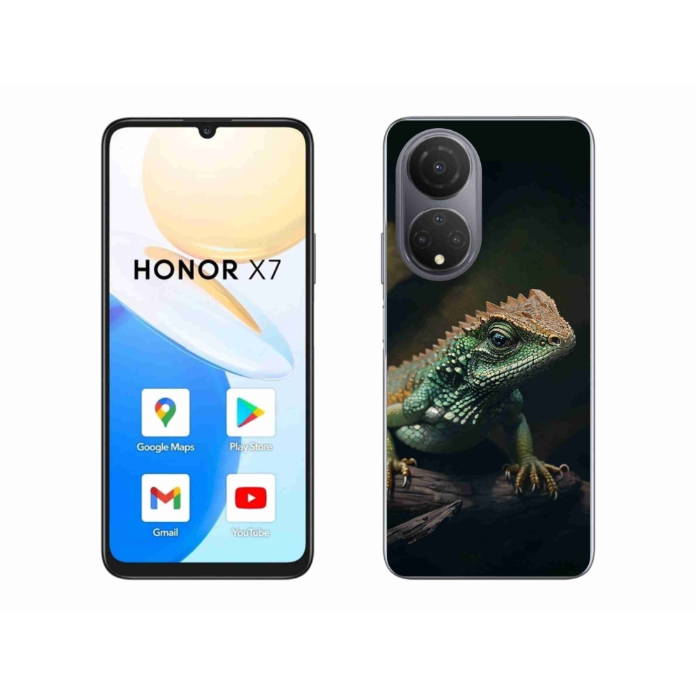 Gél borítás mmCase a Honor X7 készülékhez - gyík