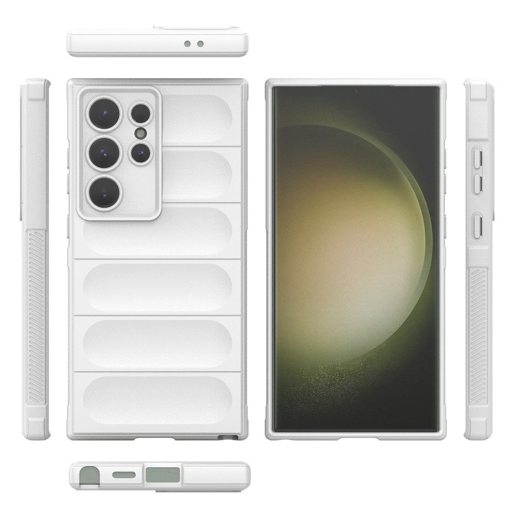 Rugg tartós zselés tok Samsung Galaxy S24 Ultra készülékhez - fehér