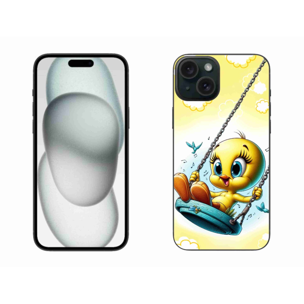 Gél védőburkolat mmCase iPhone 15 Plus készülékhez - tweets