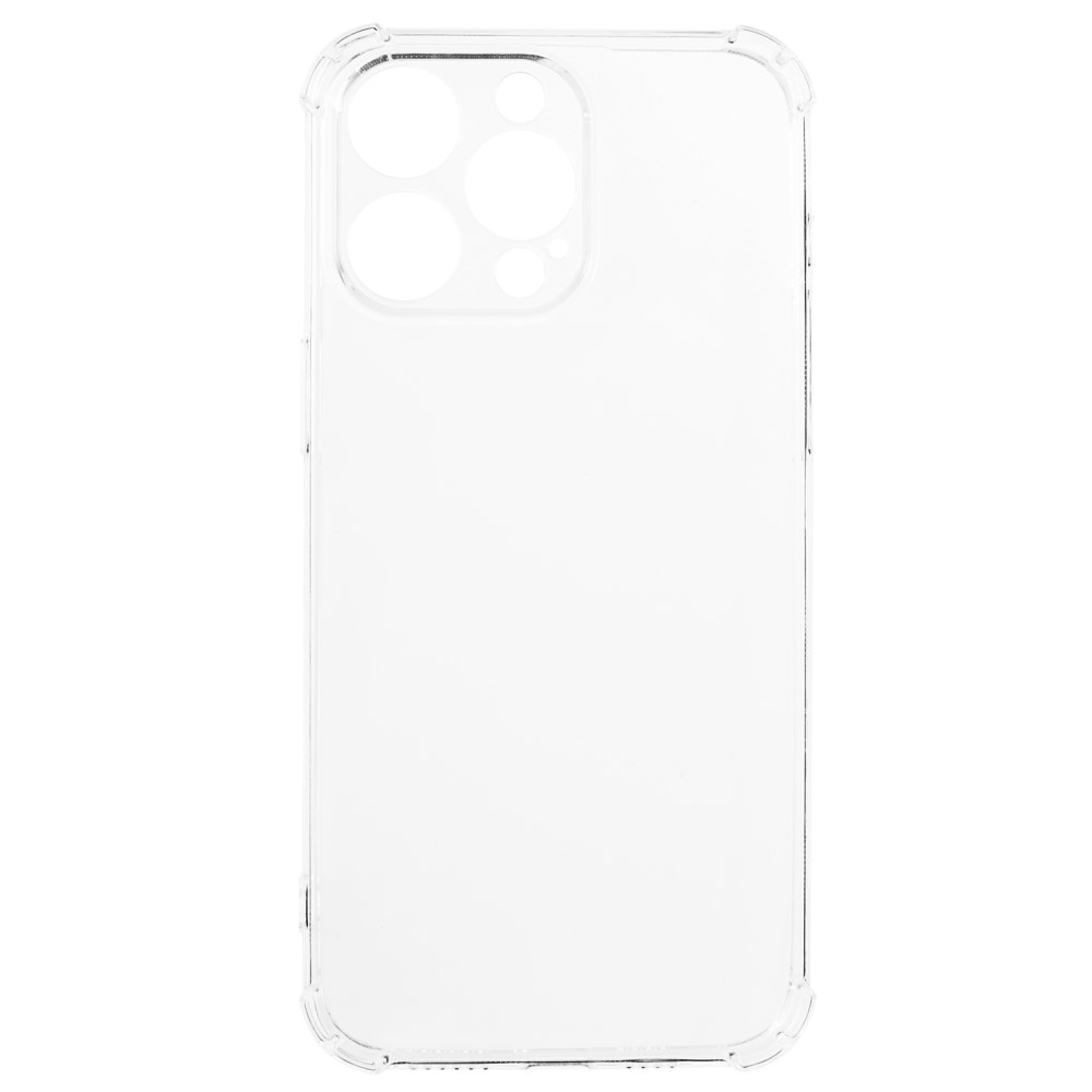 Átlátszó zselés tok megerősített sarkokkal iPhone 15 Pro Max készülékhez - átlátszó