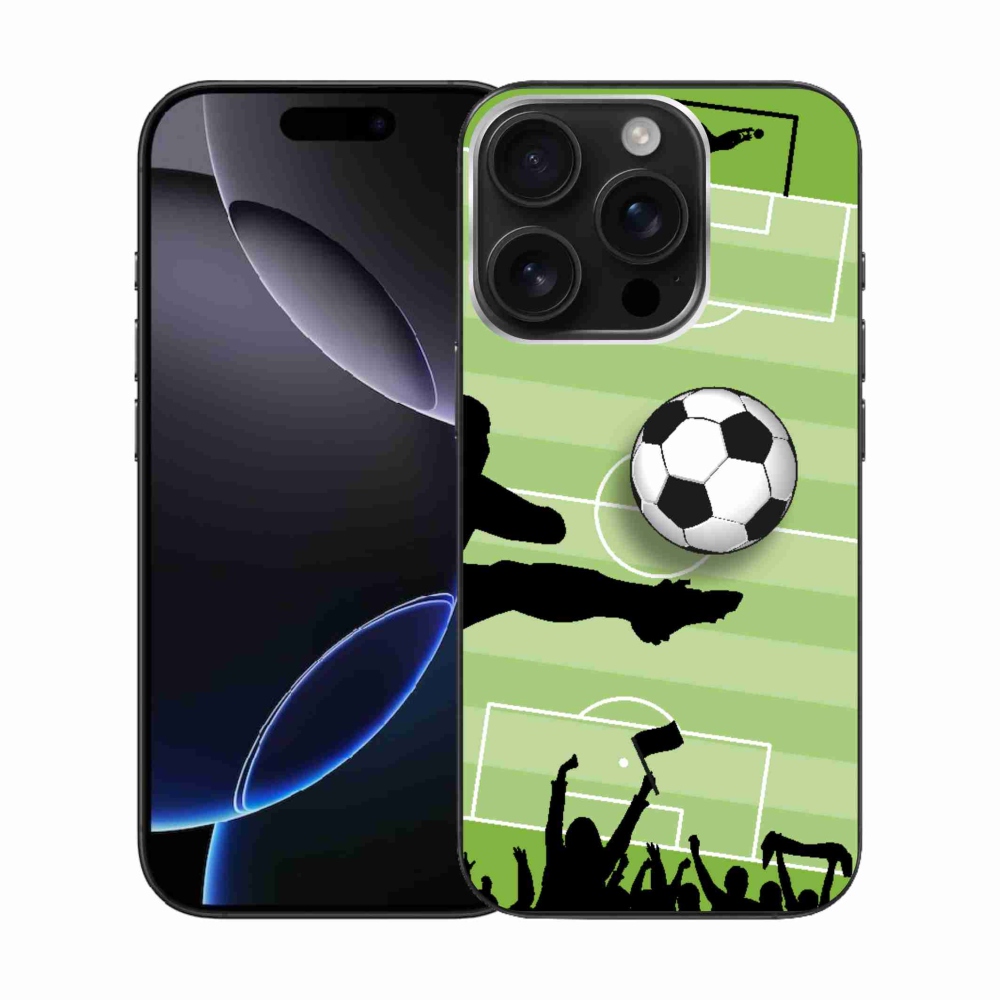 Zselés borítás mmCase iPhone 16 Pro készülékhez - futball 3