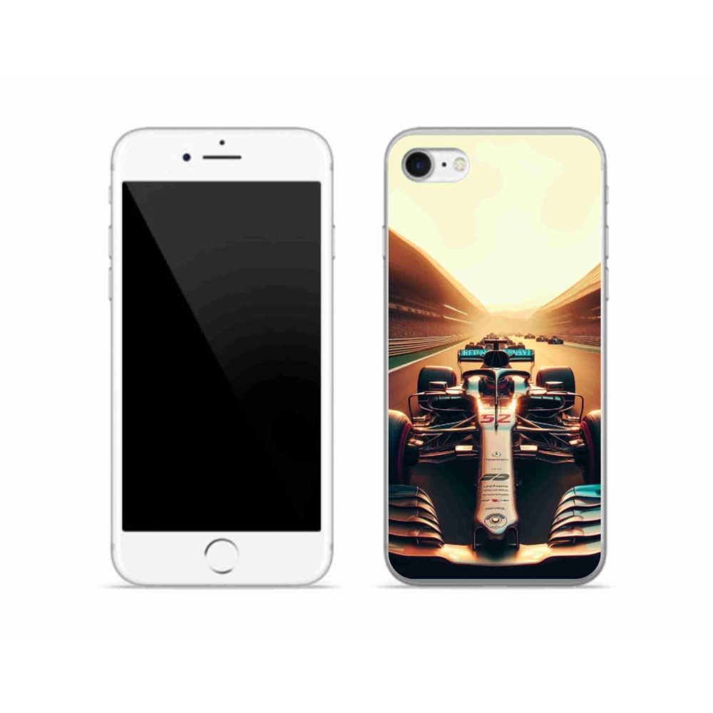 Gél védőburkolat mmCase iPhone SE (2022) - Formula 1