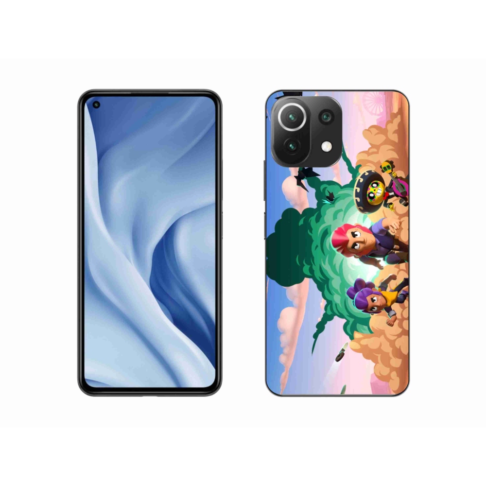 Gél borítás mmCase a Xiaomi 11 Lite 5G NE számára - verekedés csillagok