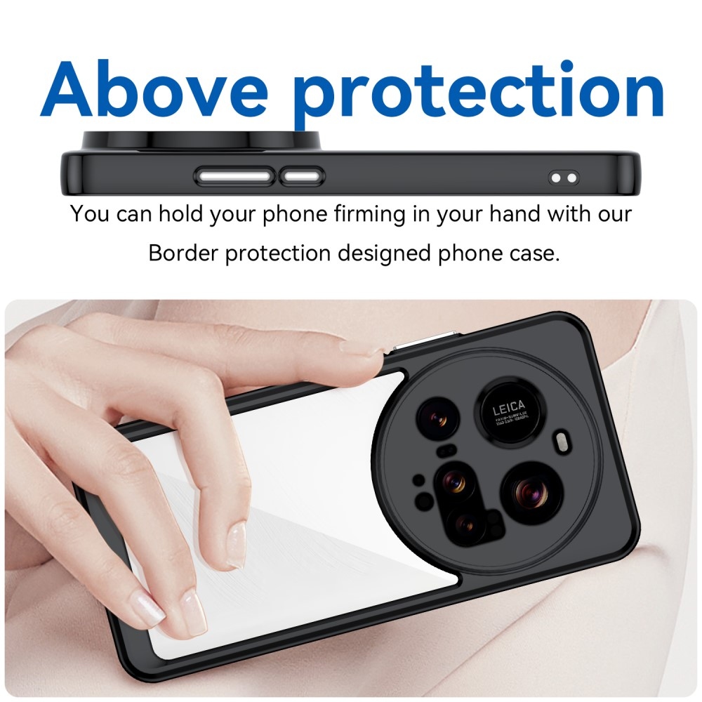 Gél tok fix hátlappal Xiaomi 15 Ultra - fekete