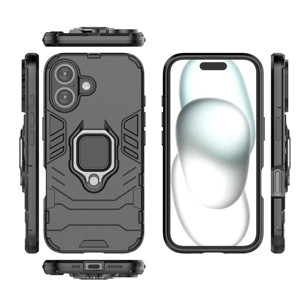 Guardy tartós iPhone 16 borító - fekete