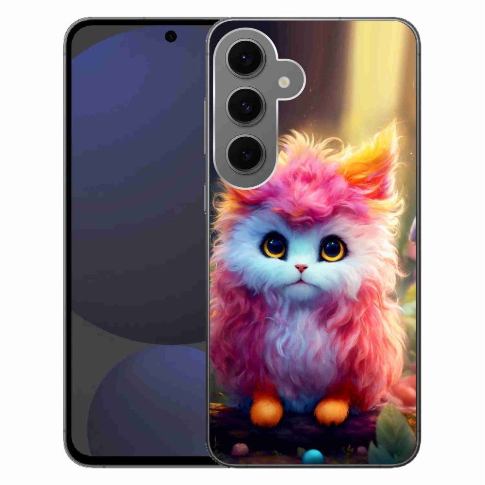 Gél borítás mmCase Samsung Galaxy S24 FE - aranyos cica 5
