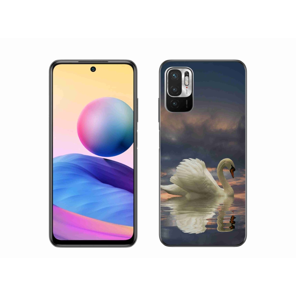 Gél borítás mmCase a Xiaomi Redmi Note 10 5G készülékhez - hattyú