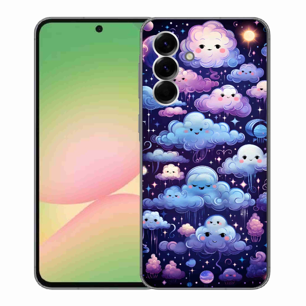Gél védőhuzat mmCase Samsung Galaxy A56 5G - felhők
