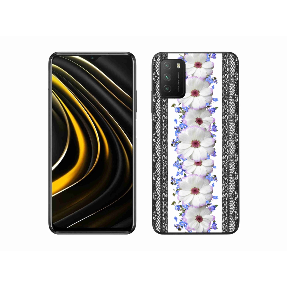 Gél borító mmCase a Xiaomi Poco M3-hoz - virágok 8