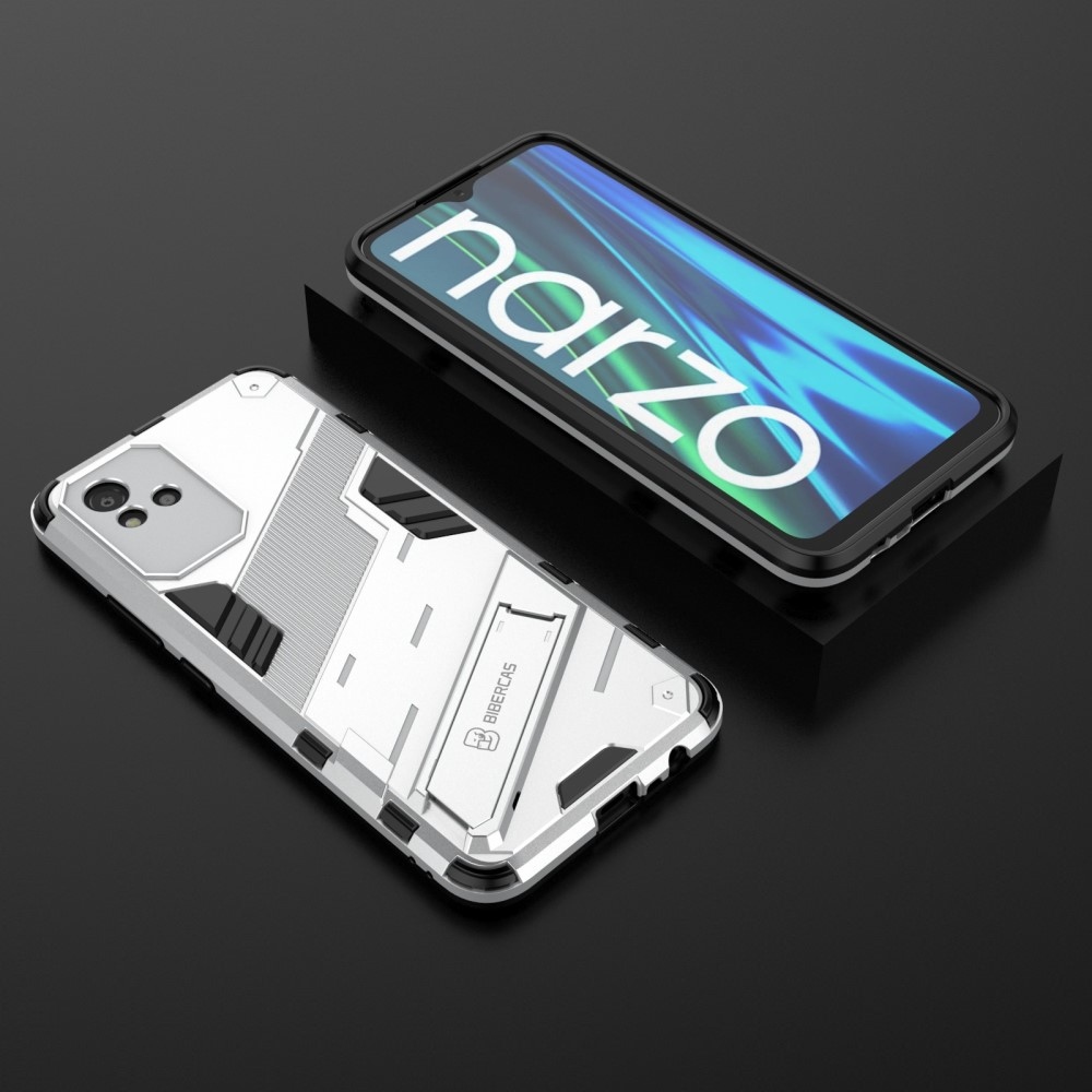 Tartós borítás a Realme Narzo 50i készülékhez - fehér