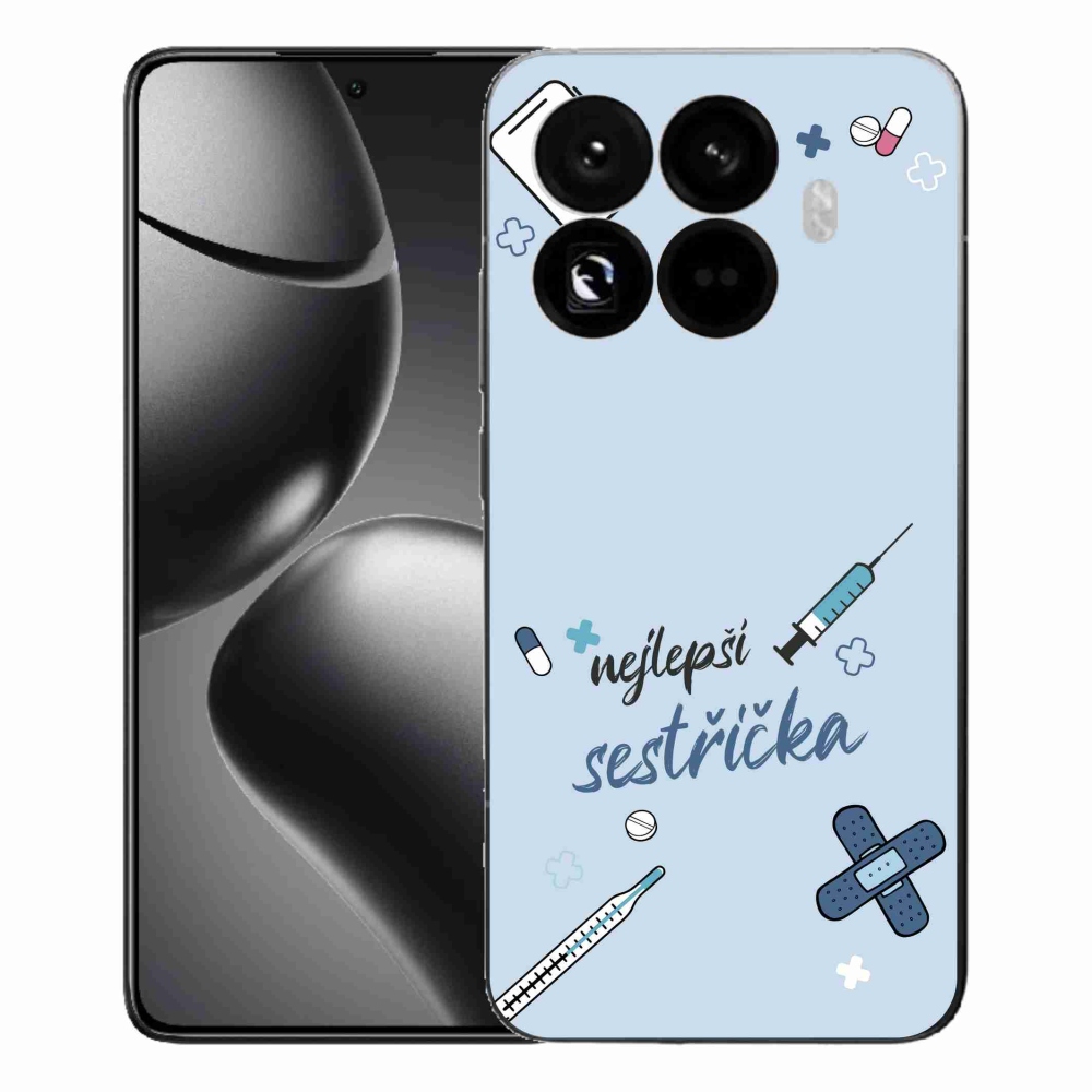 Gél borító mmCase a Xiaomi 15T Pro - legjobb kishúg kék háttérrel