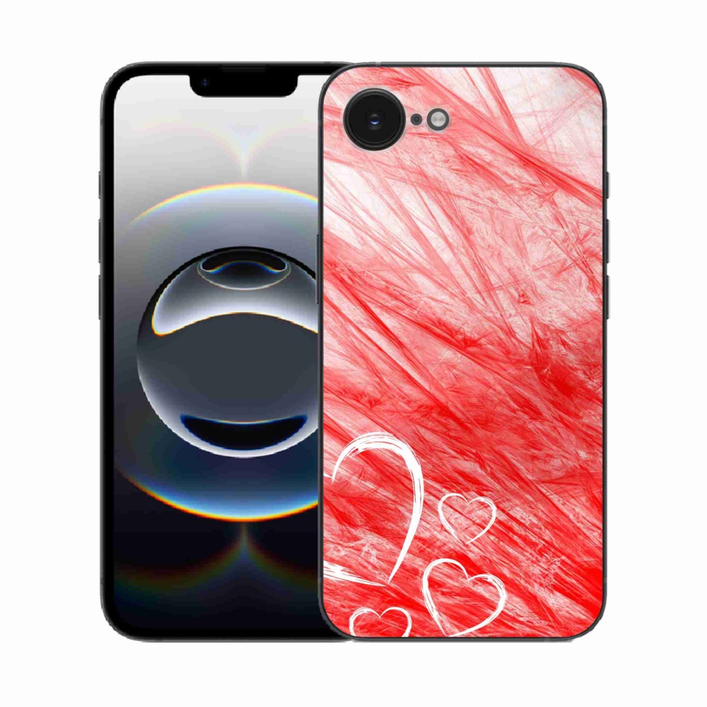 Zselés borítás mmCase iPhone 16e készülékhez - szív
