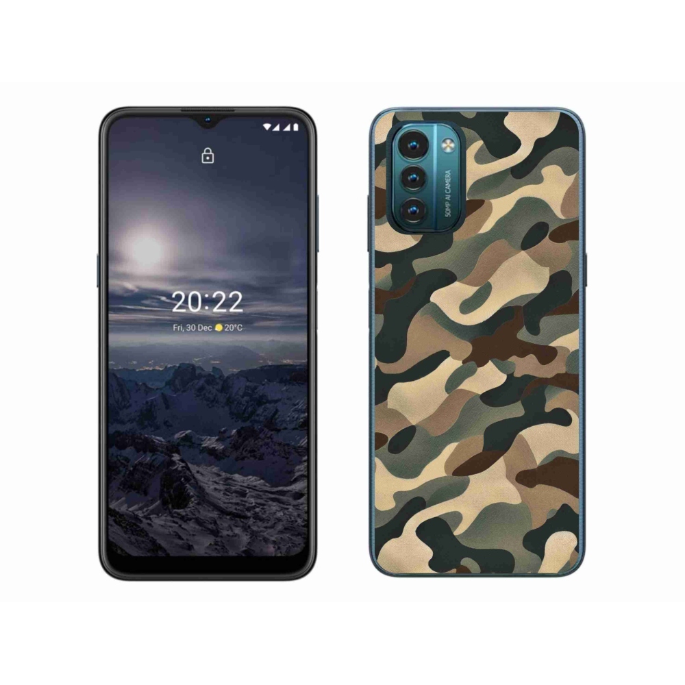 Zselés borítás mmCase a Nokia G11/G21 készülékhez - terepszínű minta 11