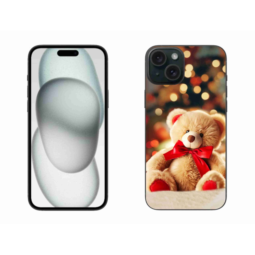 Zselés borítás mmCase iPhone 15 Plus készülékhez - mackó