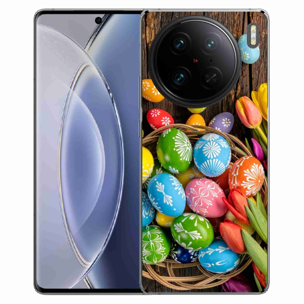 Gél borítás mmCase a Vivo X90 Pro készülékhez - Húsvéti tojás