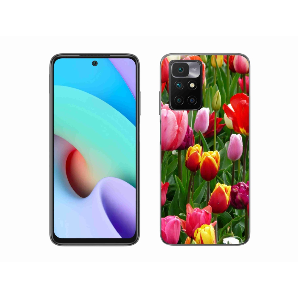 Zselés borítás mmCase a Xiaomi Redmi 10/Redmi 10 (2022) - tulipánok