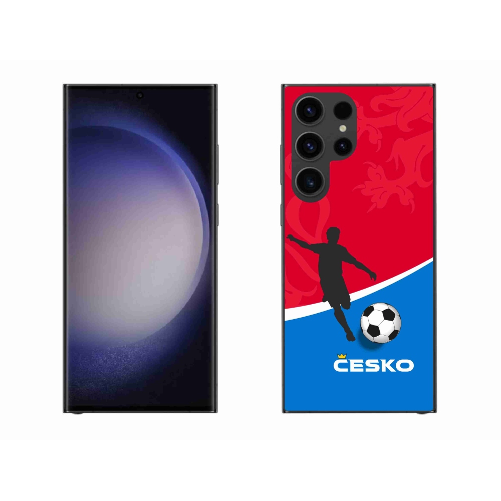 Gél védőhuzat mmCase Samsung Galaxy S23 Ultra 5G - foci Csehország