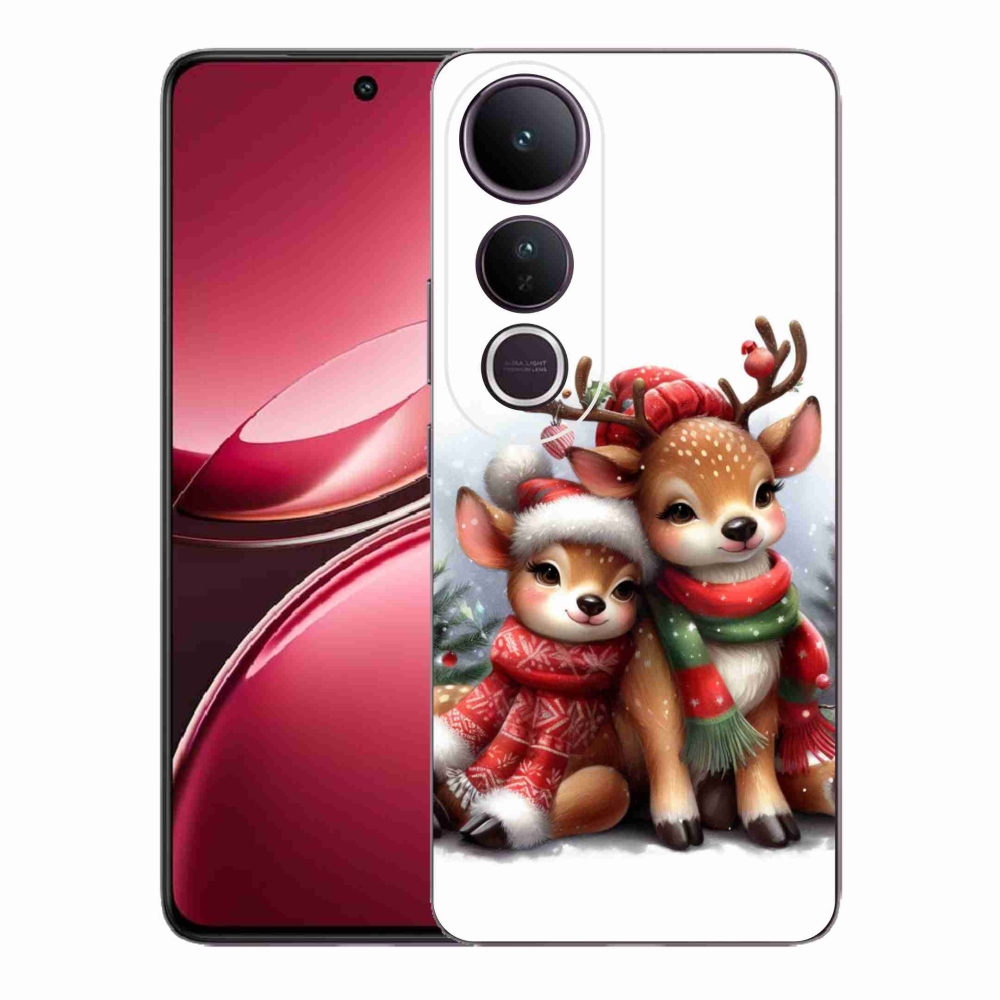 Gél borítás mmCase a Vivo V50 Lite 4G/5G készülékhez - karácsonyi rénszarvas