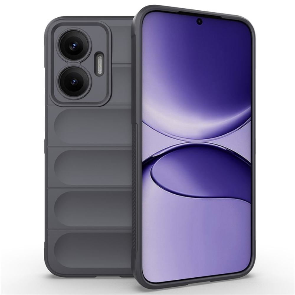 Rugg tartós zselés tok Xiaomi Poco F7 5G - sötétszürke