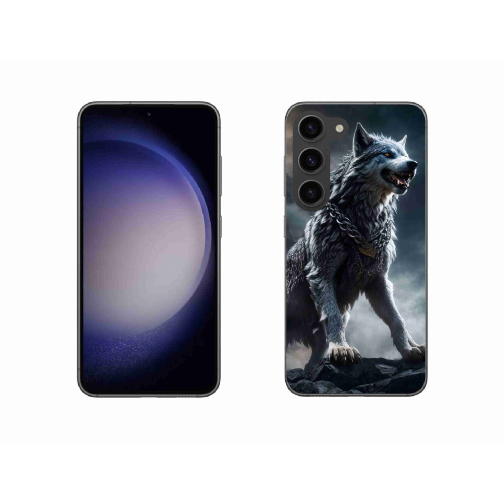 Gél védőburkolat mmCase Samsung Galaxy S23 5G - farkas 1