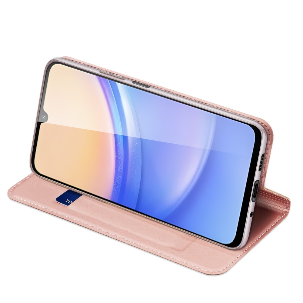 DUX könyv tok Samsung Galaxy A16 4G/5G készülékhez - rózsaarany színben
