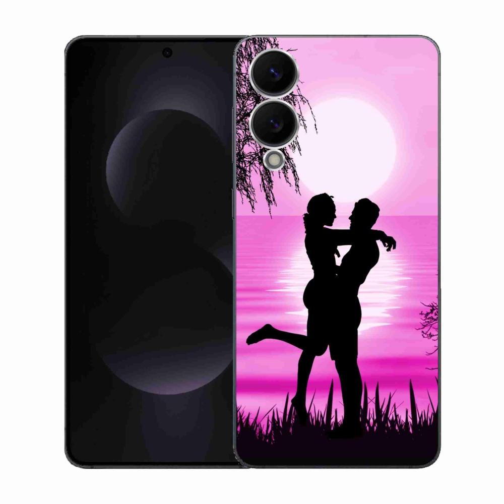 Gél borítás mmCase Samsung Galaxy S25 Edge készülékhez - naplemente