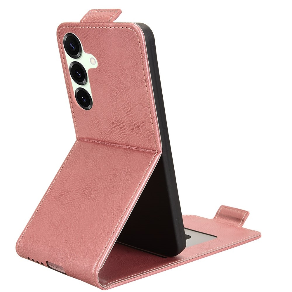 Vert flip tok Samsung Galaxy S25 FE készülékhez - rózsaarany
