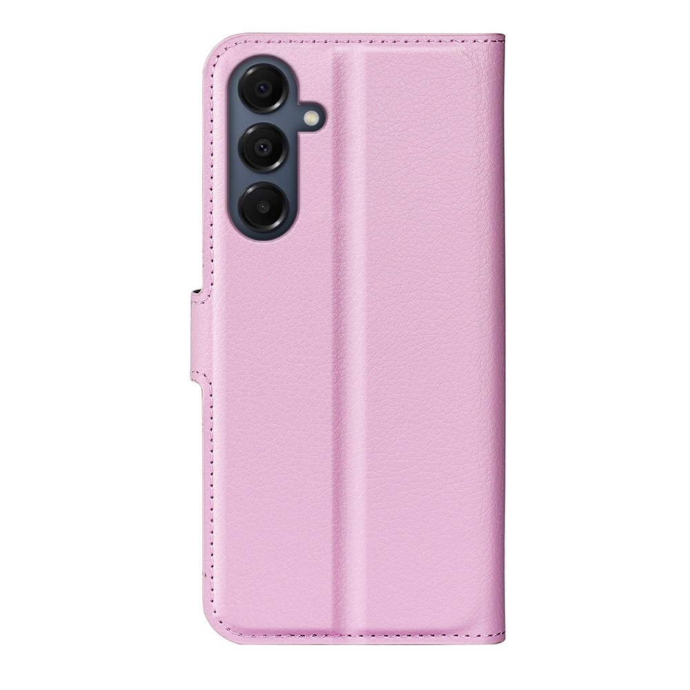 Litchi könyv tok Samsung Galaxy A17 5G - rózsaszínű