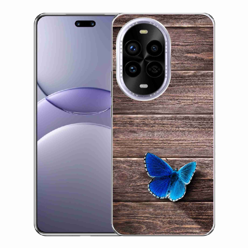 Gél védőhuzat mmCase a Huawei Nova 13 Pro 5G készülékhez - kék pillangó 1