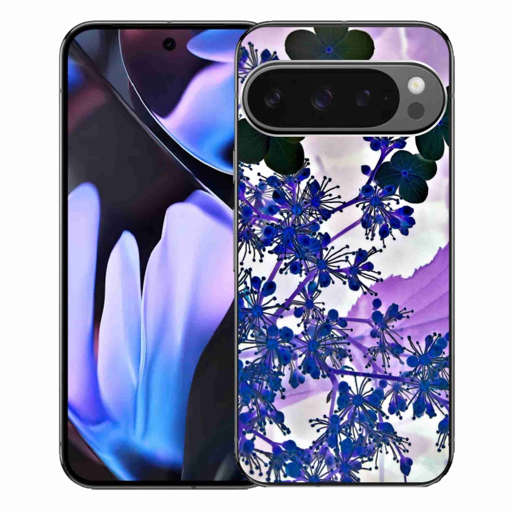 Zselés borítás mmCase a Google Pixel 9 Pro XL-hez - hortenzia virág