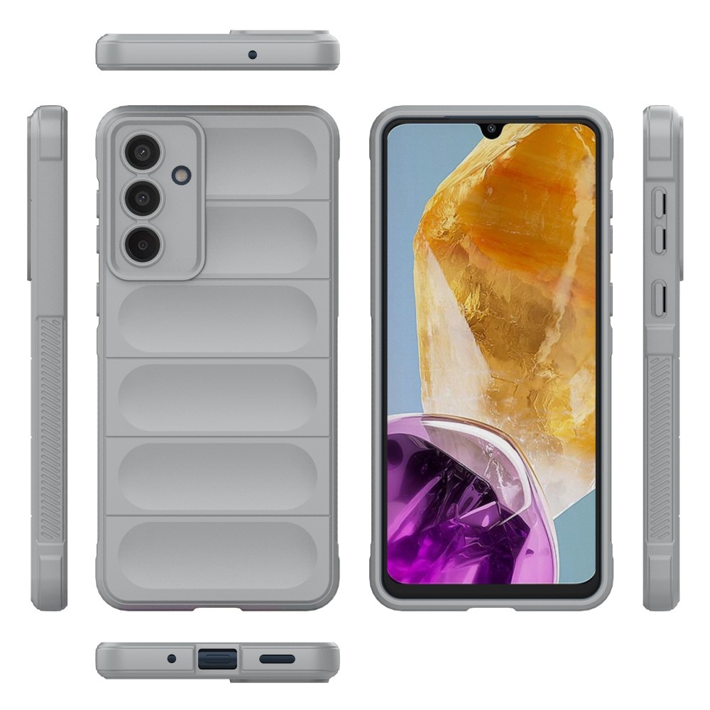 Rugg tartós zselés tok Samsung Galaxy M55 5G - világosszürke