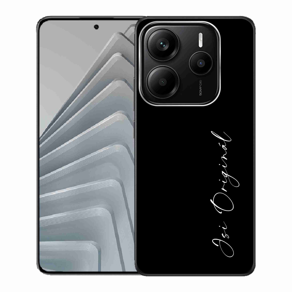 Gél borító mmCase a Xiaomi Redmi Note 14 5G - te vagy az eredeti fekete háttérrel
