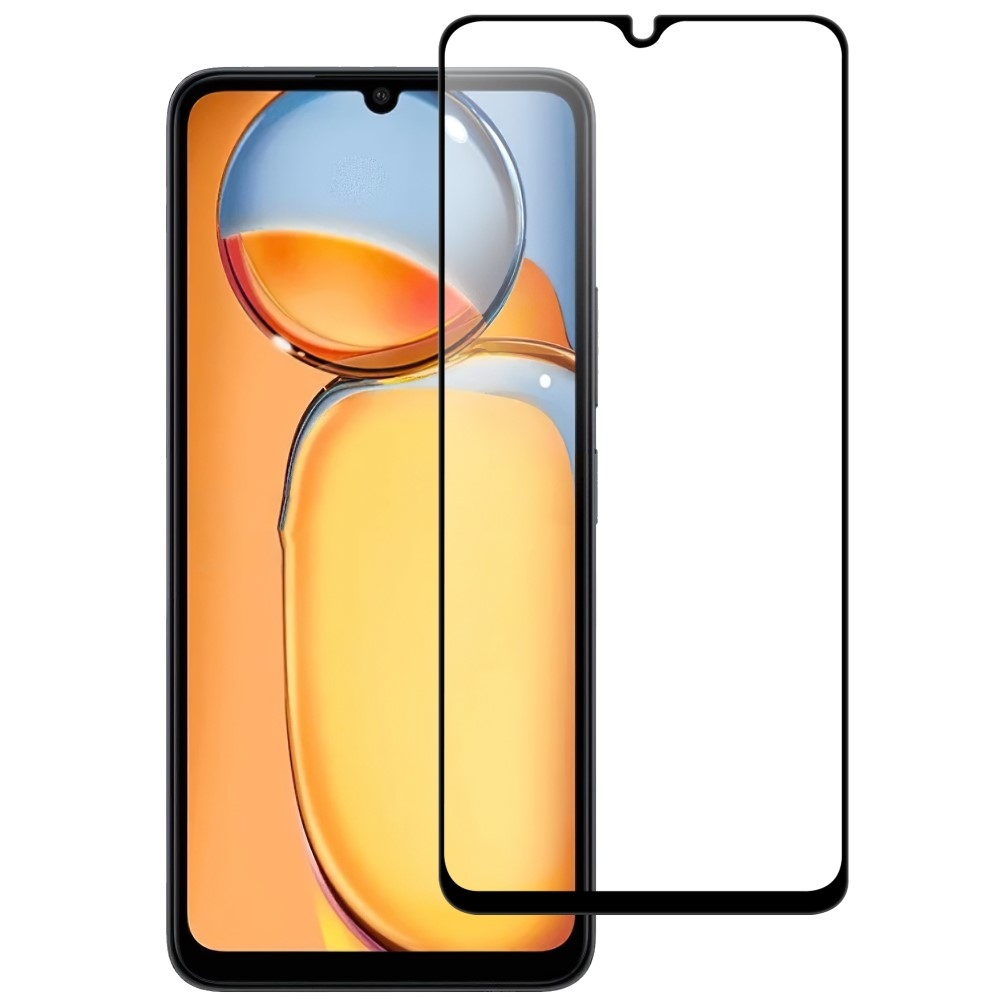 Teljes képernyő edzett üveg a Xiaomi Poco C65/Redmi 13C 4G/5G készüléken