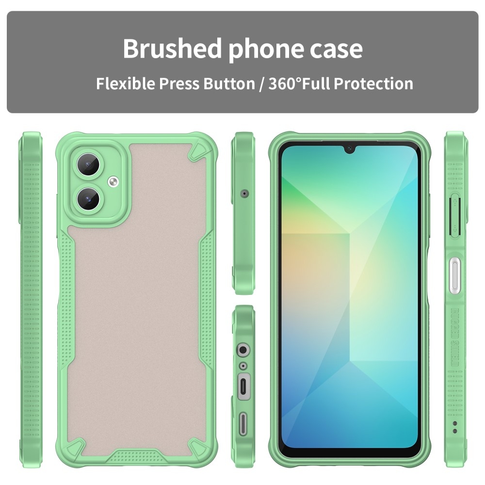 Fagyasztott tartós borítás Samsung Galaxy A06 4G készülékhez - zöld
