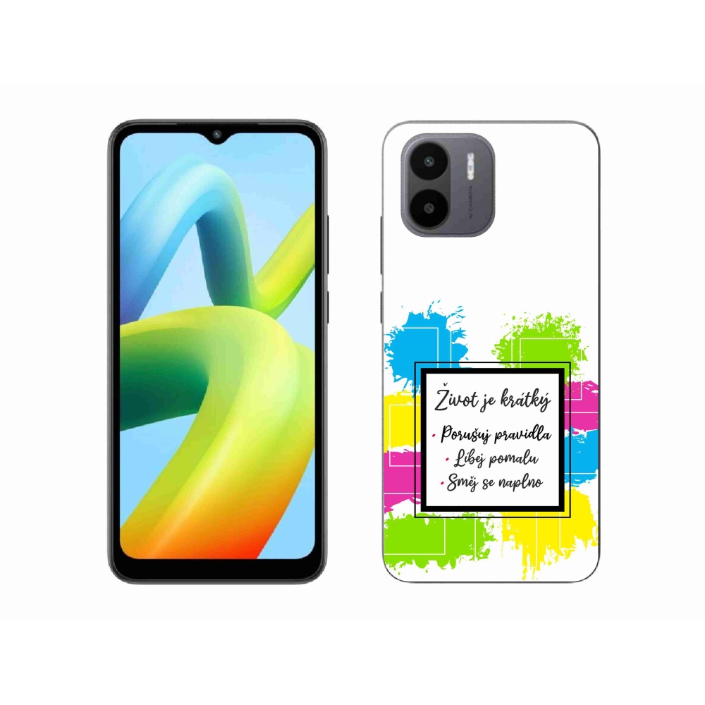 Gél borítás mmCase a Xiaomi Redmi A1-hez - idézem 5 fehér háttér