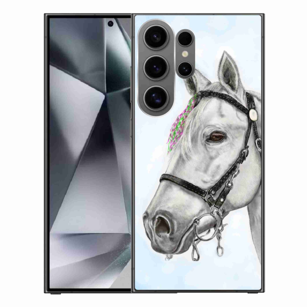 Zselés borítás mmCase Samsung Galaxy S24 Ultra - fehér ló 1