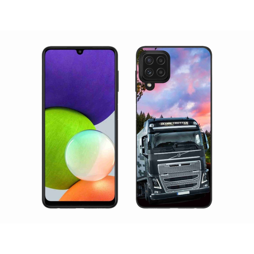 Gél borítás mmCase Samsung Galaxy A22 4G - teherautó 2