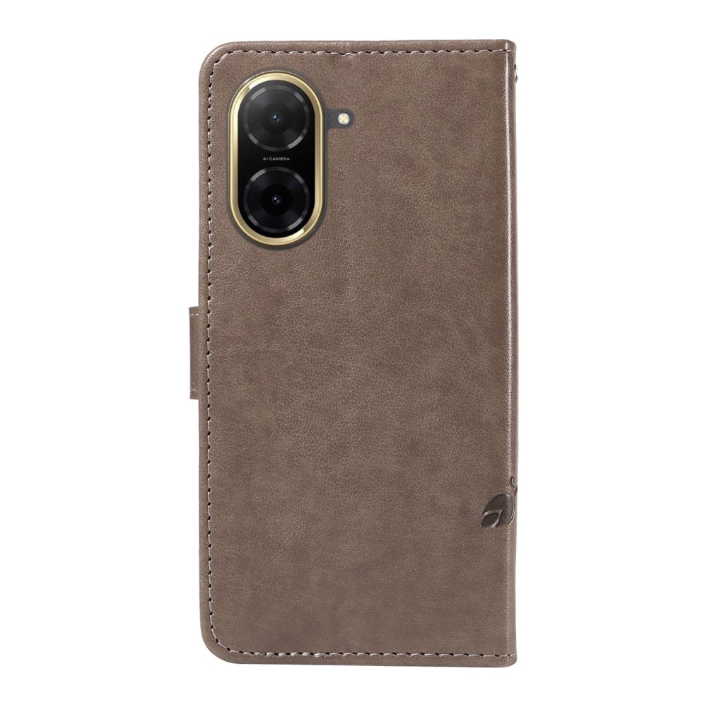 Virágok könyv tok Xiaomi Redmi A5 (173.45x79.35x8.45mm) - szürke