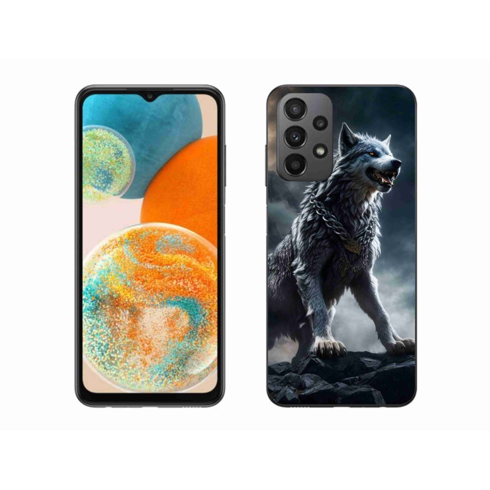 Gél védőburkolat mmCase Samsung Galaxy A23 4G/5G - farkas 1
